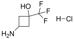 3-amino-1-(trifluoromethyl)cyclobutan-1-ol hydrochloride