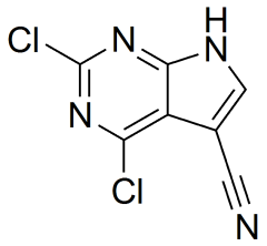 2,4-dichloro-7H-pyrrolo[2,3-d]pyrimidine-5-carbonitrile
