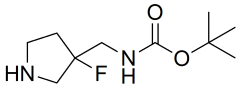 tert-butyl N-[(3-fluoropyrrolidin-3-yl)methyl]carbamate