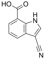 3-cyano-1H-indole-7-carboxylic acid