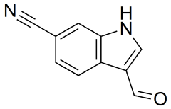 3-formyl-1H-indole-6-carbonitrile