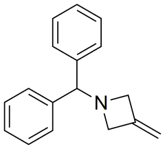 1-(diphenylmethyl)-3-methylideneazetidine