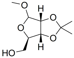 [(3aR,4R,6aR)-6-methoxy-2,2-dimethyl-tetrahydro-2H-furo[3,4-d][1,3]dioxol-4-yl]methanol
