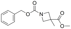 1-benzyl 3-methyl 3-methylazetidine-1,3-dicarboxylate