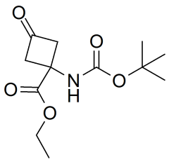 ethyl 1-{[(tert-butoxy)carbonyl]amino}-3-oxocyclobutane-1-carboxylate