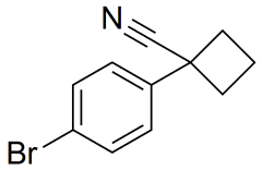 1-(4-bromophenyl)cyclobutane-1-carbonitrile