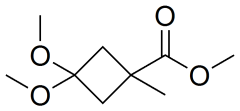 methyl 3,3-dimethoxy-1-methylcyclobutane-1-carboxylate