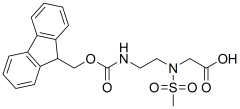 N-(2-((((9H-fluoren-9-yl)methoxy)carbonyl)amino)ethyl)-N-(methylsulfonyl)glycine