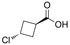 trans-3-chlorocyclobutane-1-carboxylic acid