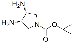 tert-butyl cis-3,4-diaminopyrrolidine-1-carboxylate