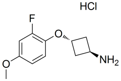 trans-3-(2-fluoro-4-methoxyphenoxy)cyclobutan-1-amine hydrochloride