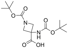 1-[(tert-butoxy)carbonyl]-3-{[(tert-butoxy)carbonyl]amino}azetidine-3-carboxylic acid