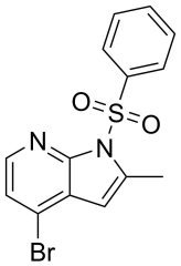 1-(benzenesulfonyl)-4-bromo-2-methyl-1H-pyrrolo[2,3-b]pyridine