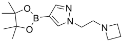 1-[2-(azetidin-1-yl)ethyl]-4-(tetramethyl-1,3,2-dioxaborolan-2-yl)-1H-pyrazole