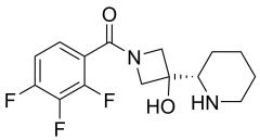 3-[(2S)-piperidin-2-yl]-1-(2,3,4-trifluorobenzoyl)azetidin-3-ol