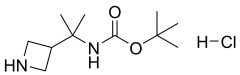 tert-butyl N-[2-(azetidin-3-yl)propan-2-yl]carbamate hydrochloride