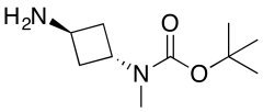 tert-butyl N-methyl-N-[trans-3-aminocyclobutyl]carbamate