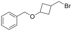 {[3-(bromomethyl)cyclobutoxy]methyl}benzene