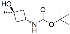 cis-tert-butyl 3-hydroxy-3-methylcyclobutylcarbamate
