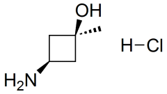 cis-3-amino-1-methylcyclobutan-1-ol hydrochloride