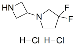1-(azetidin-3-yl)-3,3-difluoropyrrolidine dihydrochloride
