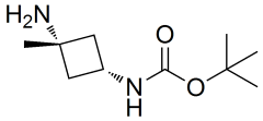 tert-butyl (trans-3-amino-3-methylcyclobutyl)carbamate