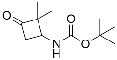 tert-butyl N-(2,2-dimethyl-3-oxocyclobutyl)carbamate