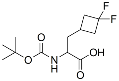 2-((tert-butoxycarbonyl)amino)-3-(3,3-difluorocyclobutyl)propanoic acid