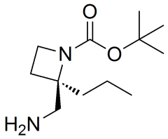 tert-butyl (2R)-2-(aminomethyl)-2-propylazetidine-1-carboxylate