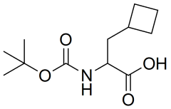 2-{[(tert-butoxy)carbonyl]amino}-3-cyclobutylpropanoic acid