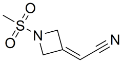 2-(1-methanesulfonylazetidin-3-ylidene)acetonitrile