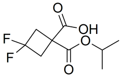 3,3-difluoro-1-[(propan-2-yloxy)carbonyl]cyclobutane-1-carboxylic acid