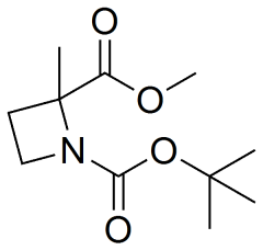 1-tert-butyl 2-methyl 2-methylazetidine-1,2-dicarboxylate