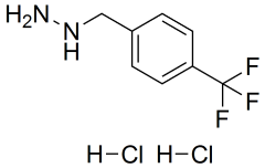 {[4(trifluoromethyl)phenyl]methyl}hydrazine dihydrochloride