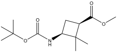 methyl cis-3-(boc-amino)-2,2-dimethylcyclobutanecarboxylate