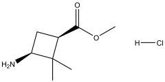 cis-methyl 3-amino-2,2-dimethylcyclobutanecarboxylate hydrochloride