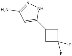 5-(3,3-difluorocyclobutyl)-1H-pyrazol-3-amine
