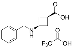 cis-3-benzylaminocyclobutanecarboxylic acid tfa (1:1)