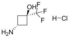 cis-3-amino-1-(trifluoromethyl)cyclobutan-1-ol hydrochloride