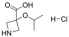 3-(propan-2-yloxy)azetidine-3-carboxylic acid hydrochloride