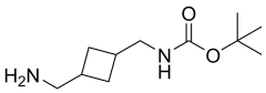 tert-butyl N-{[3-(aminomethyl)cyclobutyl]methyl}carbamate