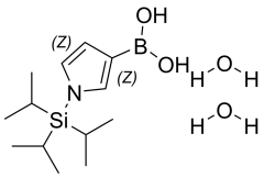 {1-[tris(propan-2-yl)silyl]-1H-pyrrol-3-yl}boronic acid dihydrate