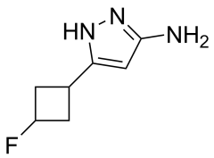 5-(3-fluorocyclobutyl)-1H-pyrazol-3-amine