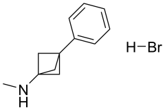 {N}-methyl-1-phenyl-bicyclo[1.1.1]pentan-3-amine hydrobromide