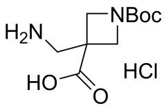 3-(aminomethyl)-1-(tert-butoxycarbonyl)azetidine-3-carboxylic acid hydrochloride
