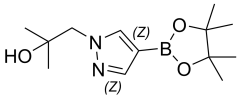 2-methyl-1-[4-(tetramethyl-1,3,2-dioxaborolan-2-yl)-1H-pyrazol-1-yl]propan-2-ol