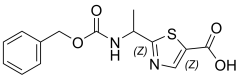 2-(1-{[(benzyloxy)carbonyl]amino}ethyl)-1,3-thiazole-5-carboxylic acid