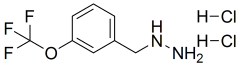 {[3-(trifluoromethoxy)phenyl]methyl}hydrazine dihydrochloride