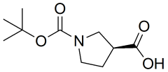 (3S)-1-[(tert-butoxy)carbonyl]pyrrolidine-3-carboxylic acid