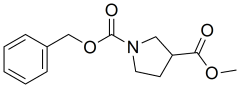 1-benzyl 3-methyl pyrrolidine-1,3-dicarboxylate